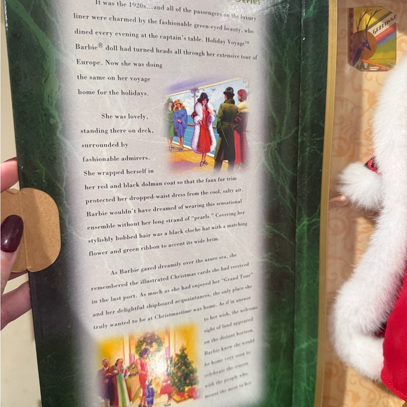 Hallmark Holiday Homecoming Barbie in Red and White - Picture 3 of 5